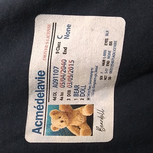 Authentic ADLV acm`e de la vie Bear License Hoodie SOLD OUT IN STORE UNISEX - Picture 4 of 10